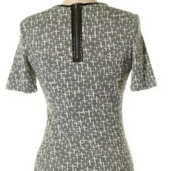 Topshop Gray Print Bodycon Dress - Picture 3 of 4